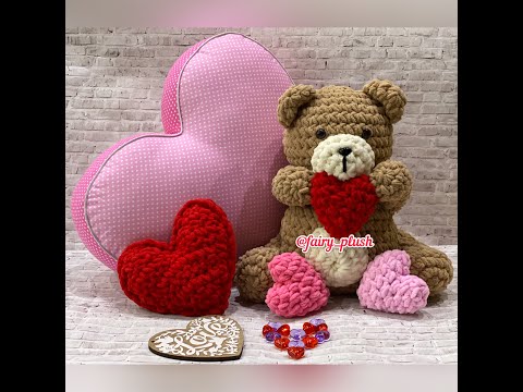 Видео: Мишка из Alize Puffy Fine часть 1