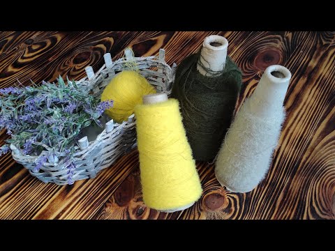 Видео: Пряжа шкурка норки 💛