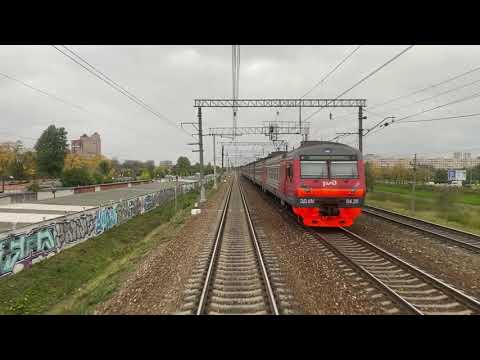 Видео: С.Петербург-Витебский - Вырица (Окт. ж.д., РЖД)