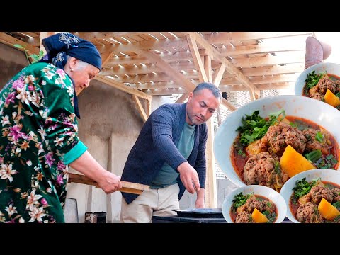 Видео: Готовим Суп с тефтелями на ифтар | Cooking Soup with meatballs for iftar | Yashar Bek
