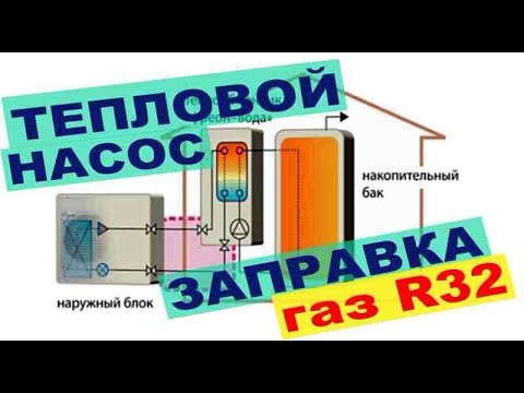 Видео: ТЕПЛОВОЙ НАСОС. ЗАПРАВКА фреон R32