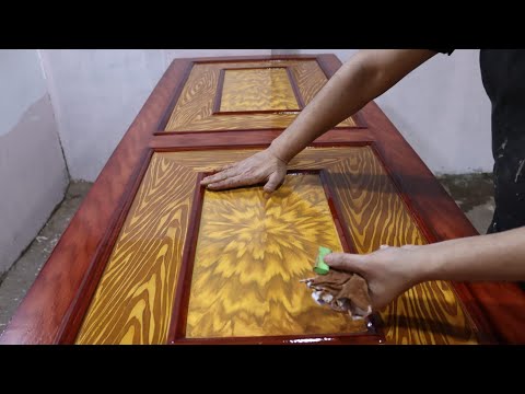 Видео: Краска для старой деревянной двери. И превратить это в три творческие идеи