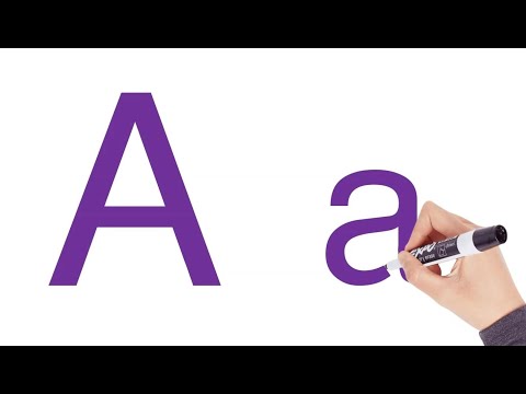 Видео: Учиме да пишуваме букви од  А  до  М / Ucime da pisuvame bukvi od A do M