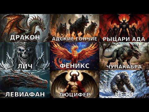 Видео: 10 Удивительных Мифических Существ Со Всего Мира, Которые Поражают Воображение! #1