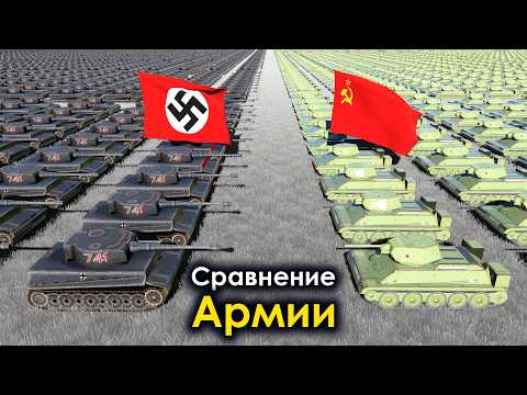 Видео: Сравнение Армии СССР и Германии 1941