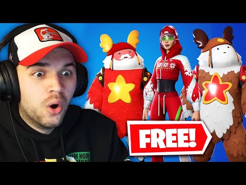 Видео: 3 FREE СКИНА ВО FORTNITE! (Winterfest 2022)
