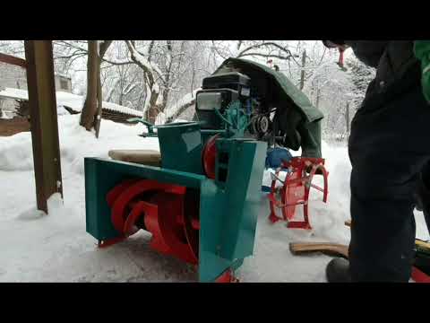 Видео: "Много снега" С участием МБ-23ФС feat СМ-600 🥶 А lot of snow has been removed by а motor cultivator🚜