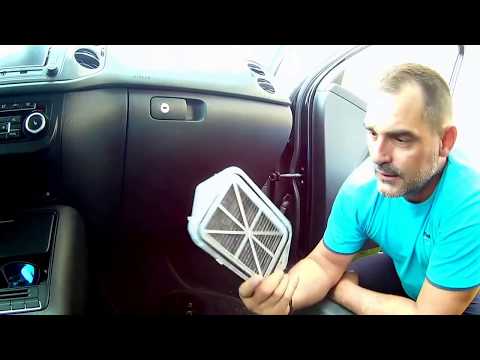 Видео: Снятие бардачка и установка вентилятора печки в vw Tiguan