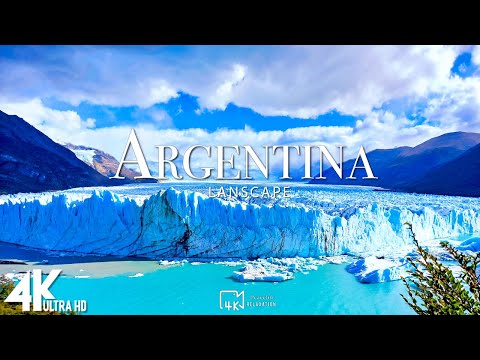 Видео: Полет над Аргентиной (4K UHD) - Расслабляющая музыка с потрясающим красивым натуральным видео
