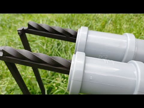 Видео: Шикарное решение из ПВХ труб! Идея из металла и ПВХ трубы. Сделай сам.