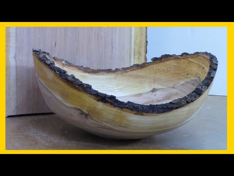 Видео: Как обточить чашу с натуральным краем