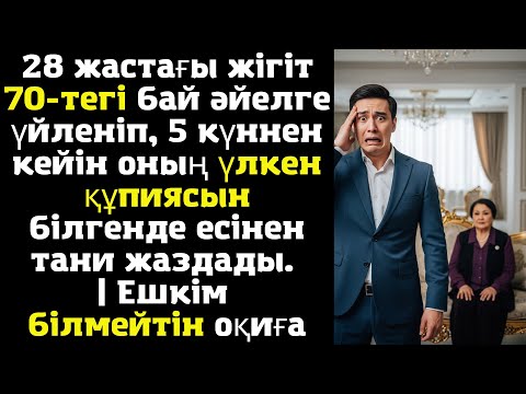 Видео: 28 жастағы жігіт 70-тегі бай әйелге үйленіп, 5 күннен кейін оның үлкен құпиясын білгенде есінен тани