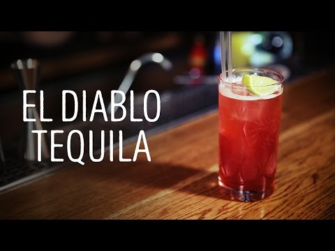 Видео: Коктейль El Diablo Tequila [Как Бармен]