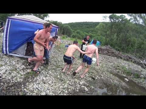 Видео: р.Стеклянуха 17-18.06.17г.  ДР Юрия и Артёма