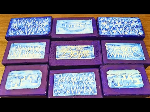 Видео: CUTTING DRY AND CRUNCHING BLUE asmr   Pезка сухого хрустящего мыла SO SATISFYING साबुन asmr