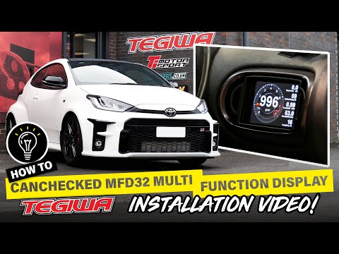 Видео: TEGIWA: Как установить многофункциональный дисплей MFD32 с проверкой CAN для Toyota GR Yaris!