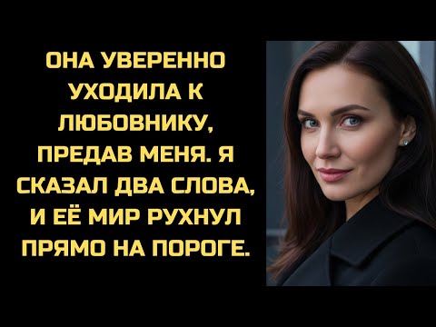 Видео: Она уходила к нему, полная уверенности. Я сказал всего два слова, и она застыла на пороге.
