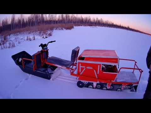 Видео: СамодЕльный Буксировщик и Ирбис Тунгус. Покатушки!!!!!
