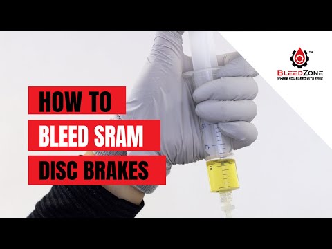 Видео: Как прокачать гидравлические дисковые тормоза SRAM (без прокачки тормозных кромок) | Комплект Ble...
