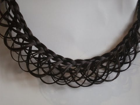 Видео: ажурное плетение