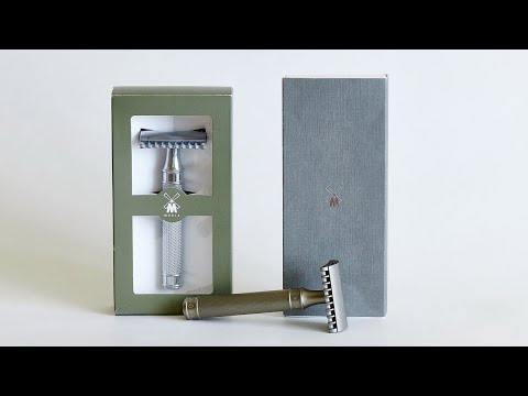 Видео: Muhle R-41 GT London Titan limited edition и R41 MÜHLE GRANDE | Бритьё с HomeLike Shaving