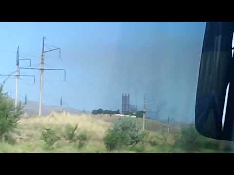 Видео: Тараз(Джамбул) На автобусе подъезжаем к НДФЗ