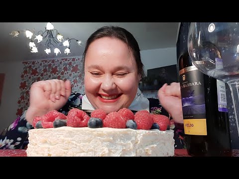 Видео: МУКБАНГ💥ТОРТ🎂Он только МОЙ🤭КРАСНОЕ СУХОЕ🍷Моё ЛЮБИМОЕ♥️ну и ГРЕЙПФРУТ🍊
