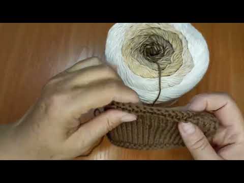 Видео: Футболка спицами поперёк из Yarn Art Bouquet (публикация материалов совместника)