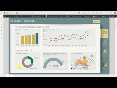 Видео: Работа с Power BI: чат, права доступа, мобильный интерфейс и другие полезные возможности.