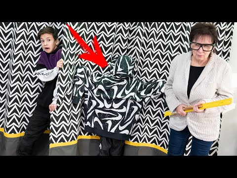 Видео: Побег от БАЛДИвны! Устроили КАМУФЛЯЖНЫЕ Прятки в Реальной Жизни !