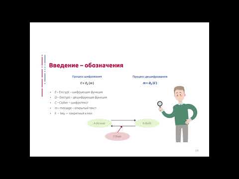 Видео: Лекция 1. Исторические шифры. Шифр замены, шифр сдвига, шифр Вижнера. Перестановочные шифры. Энигма.