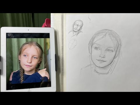 Видео: Рисунок головы.