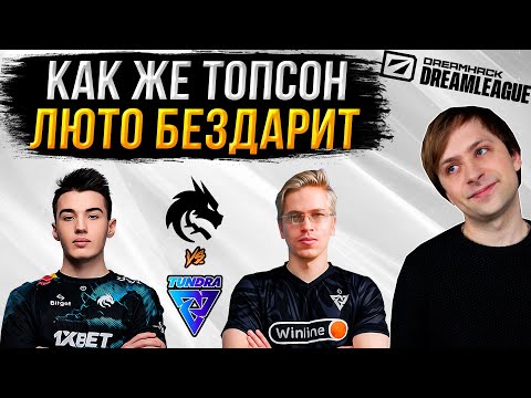 Видео: НС смотрит игру Team Spirit vs Tundra Esports | DreamLeague: S21 | Плей-офф