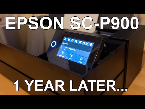 Видео: Epson SC-P900: После года печати...