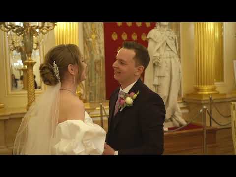 Видео: Анастасия и Егор свадебная церемония в Царицыно