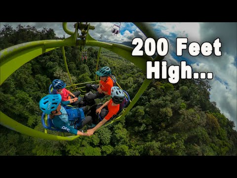 Видео: Катание по джунглям на безумном подъемнике!