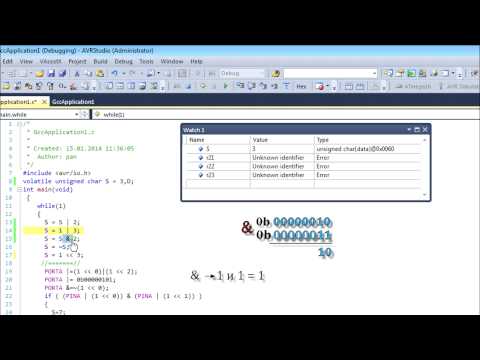 Видео: Программирование микроконтроллеров для начинающих  "урок 3"