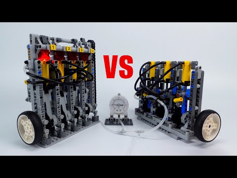 Видео: 20 экспериментов с воздушными двигателями Lego