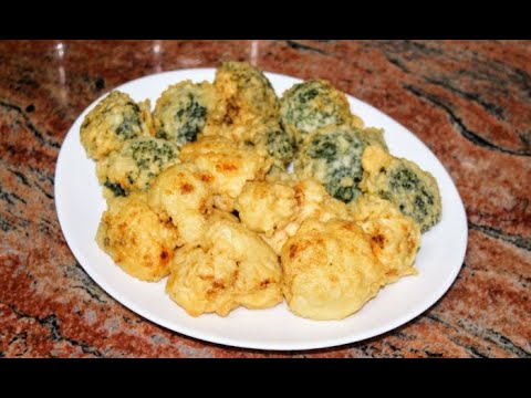 Видео: Панирани карфиол и броколи, идеални за гарнитура на риба и месо