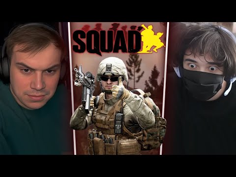 Видео: ГЛЕБ ИГРАЕТ в Squad с МОДАМИ (Ростик, Хелин, зрители) | Sasavot
