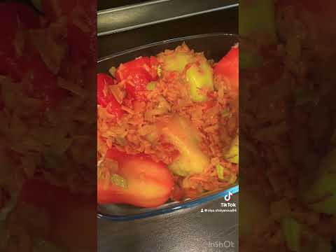 Видео: Болгарский перец в духовке #рецепты #вкусно #еда