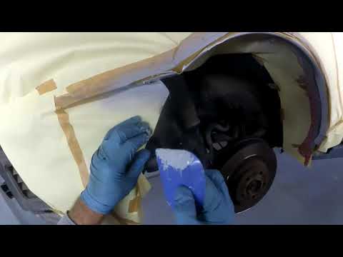 Видео: Mersedes Benz w 221- очищаем корозию и защищаем задние арки