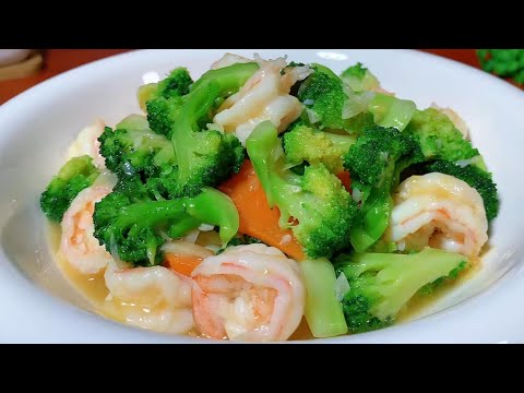 Видео: Почему жареная брокколи с креветками в ресторане такая вкусная!