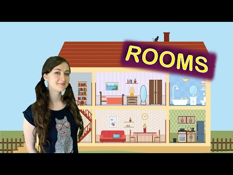 Видео: Rooms - комнаты на английском