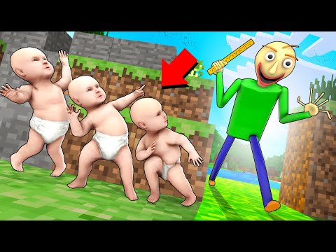 Видео: БАЛДИ ИЩЕТ НАС! МЕЛКИЕ СПРЯТАЛИСЬ В ОПАСНОЙ НЫЧКЕ! МАЙНКРАФТ ПРЯТКИ В Garry`s Mod