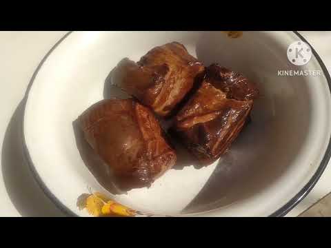 Видео: Копчу сало на даче.