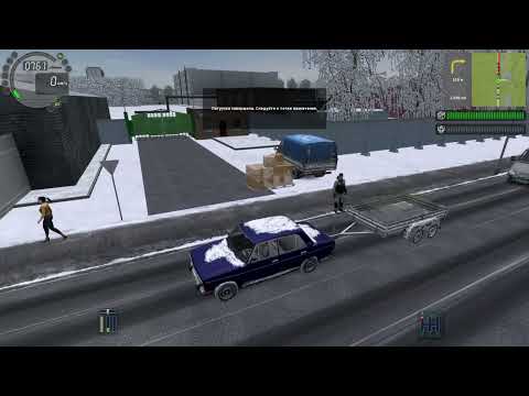 Видео: Грузчика на жиге подставили! Гололед в City Car Driving