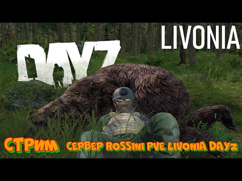 Видео: Стрим Dayz ROSSINI PVE Livonia  Просто играем и лутаемся