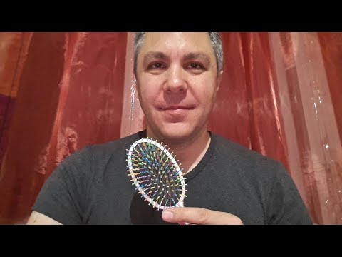 Видео: ASMR. МАССАЖ ГОЛОВЫ РАСЧЁСКОЙ