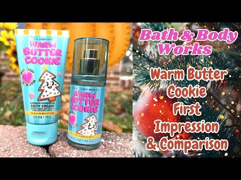 Видео: Теплое масляное печенье Bath & Body Works. Первое впечатление и сравнение!
